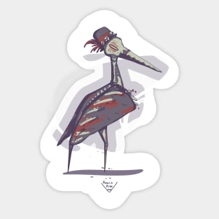 Oriental stork Sticker